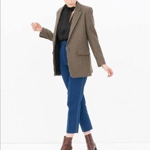 Sandro lodger Houndstooth Wool Jacket blazer 36